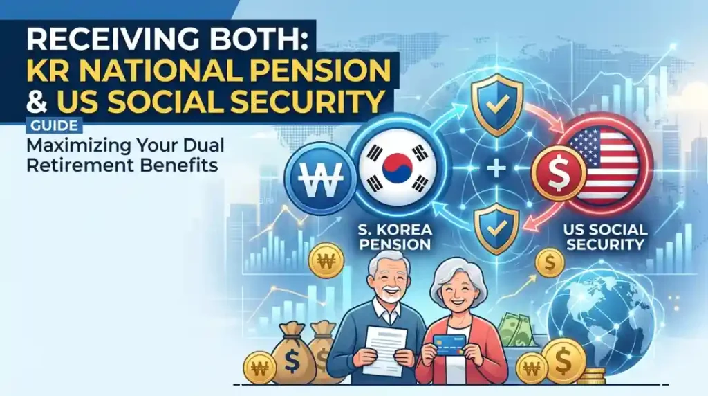 한국 국민연금 + 미국 소셜시큐리티 이중수령 완전 정리 2026 pension and social security graphic 202606100044 optimized
